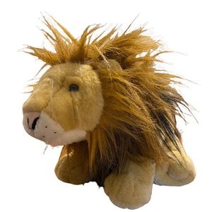 K&M Wild Republic Jungle Plush 14” Lion Realistic Stuffed Animal 2005